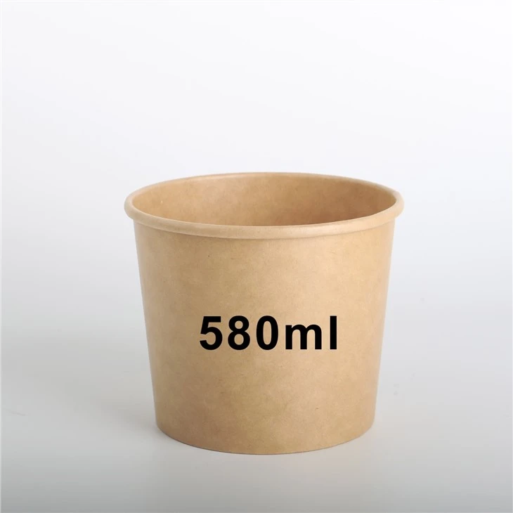 32oz Kraft Ice Cream Containers With Lids